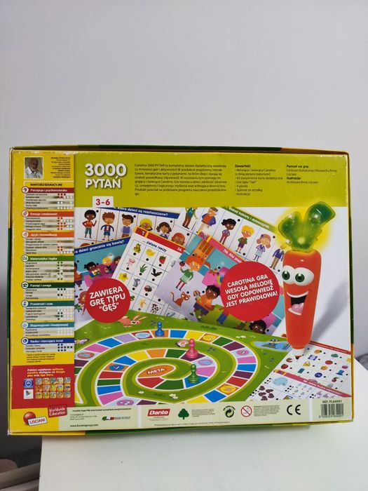 3000 pytań Carotina preschool Gra planszowa