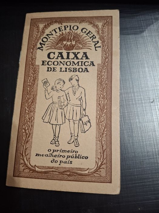 Caderneta antiga bancária Montepio