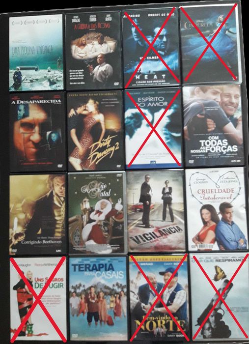 DVD's - Vários - como novos