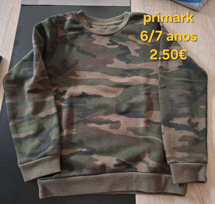 Camisola menino 6/7 anos