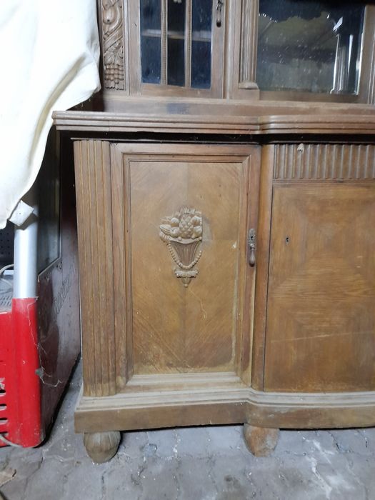 Komoda Dębowa dwuczęściowa