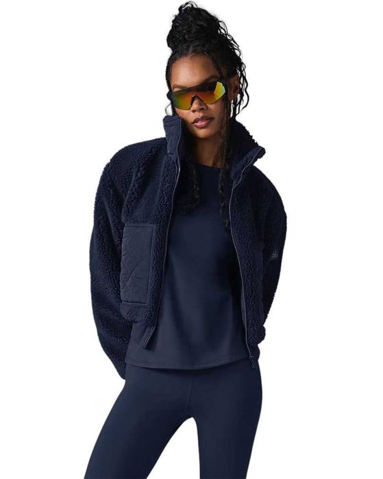 Куртка Alo Yoga Sherpa Edge Bomber Navy