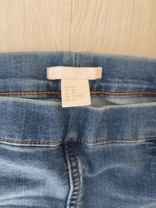 Jeansy legginsy h&m l 40 elastyczne