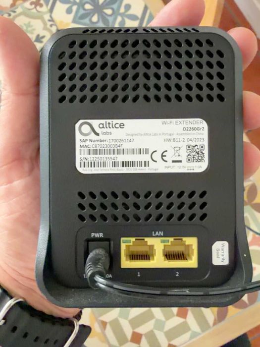 Extensor Wi-Fi MEO Altice Labs D2260Gr2 — 1 unidade