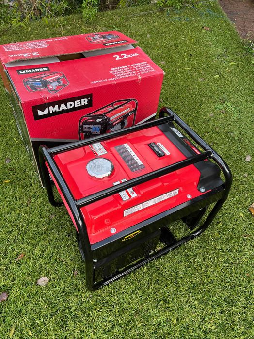 Gerador Mader 2.2kVA - com garantia, como novo.