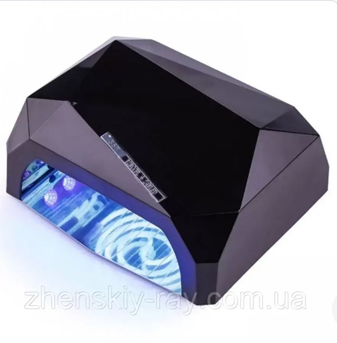 Гібридна лампа Led+CCFL для нігтів 36W (з подвійним перехідником)