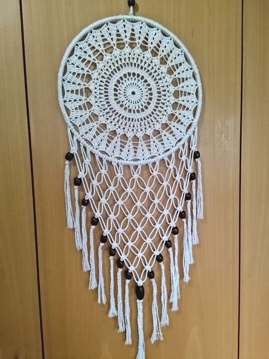 Trabalhos em macrame e croché