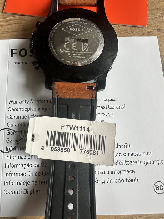 Fossil FTW 1114 bluetooth