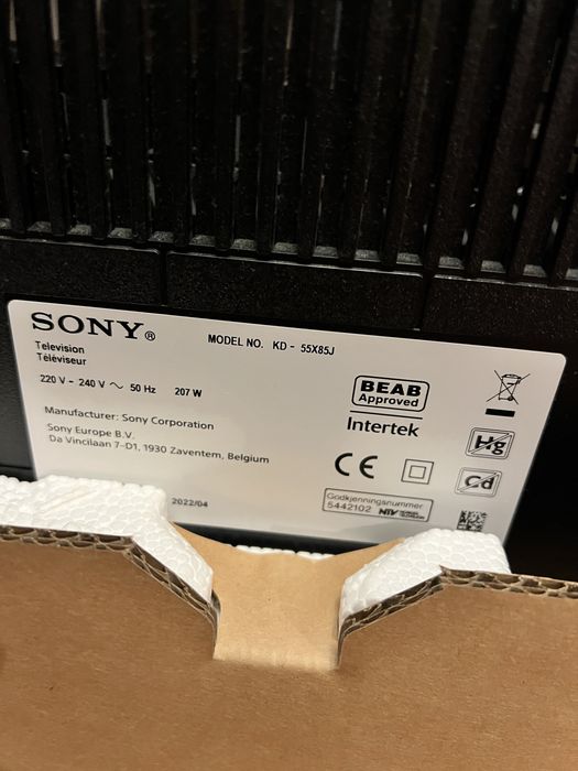 Sony KD-55X85J części / na części / sprawny poza matrycą
