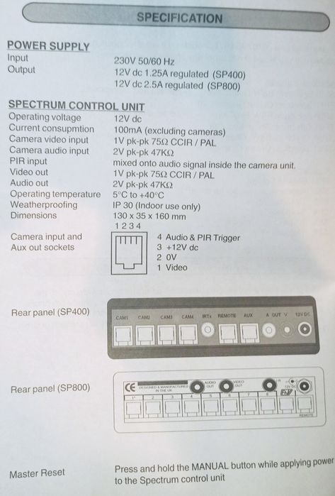 Monitoring voltek spektrum