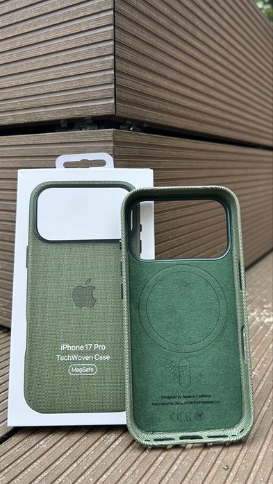 Etui z tkaniny TechWoven z MagSafe do iPhone’a 17 Pro Green(Zielony)