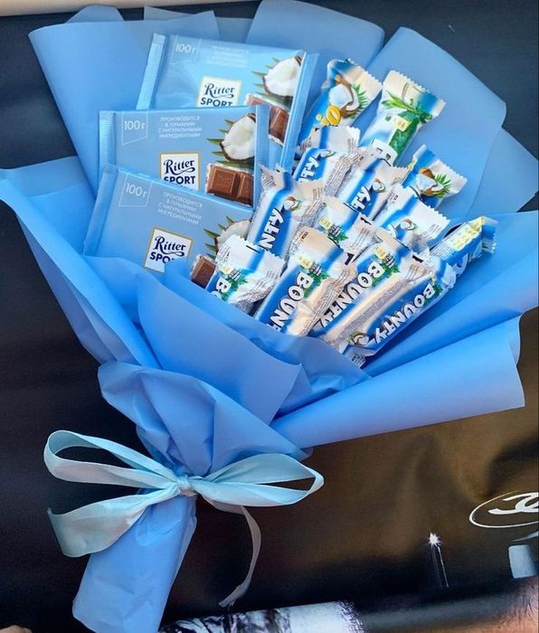 Подарункові набори і букети з солодощами / candy box, sweet bouquet