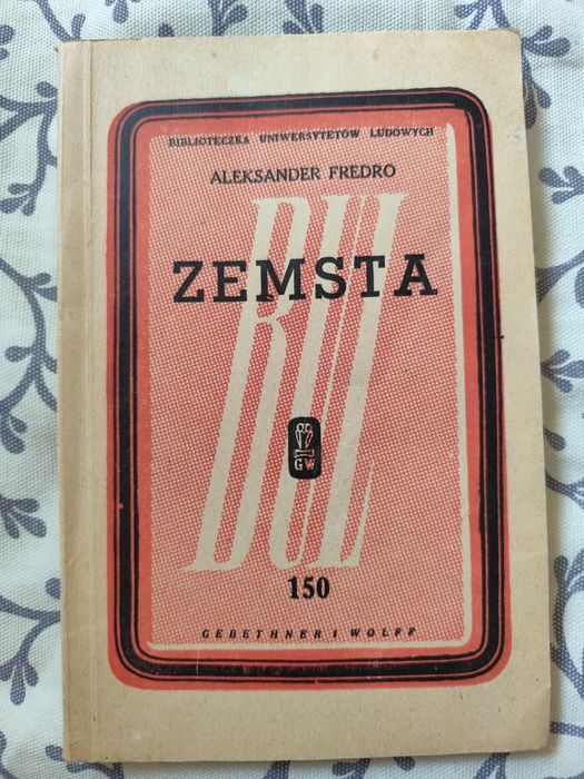 Zemsta, Aleksander Fredro, wydanie 1948 rok