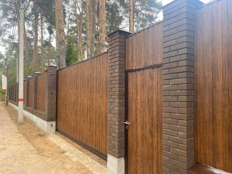 Паркан-жалюзі та Ламелі в розмір | Металочерепиця на будь-який смак