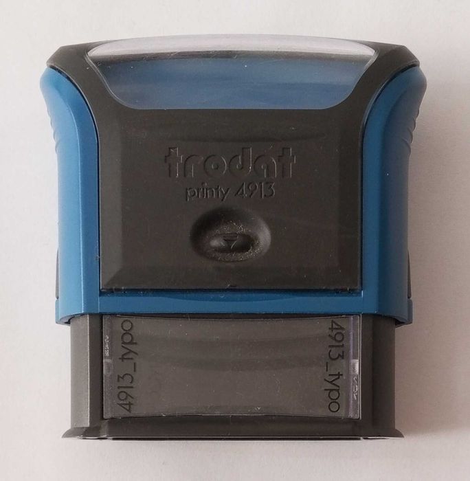 Штамп самонаборный текстовый пятистрочный Trodat Printy 4913