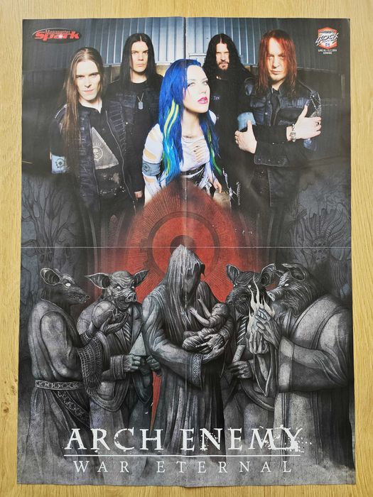 ARCH ENEMY - Duży plakat z 2014 r. - Format A2 (ok. 40 x 55 cm) NOWY!
