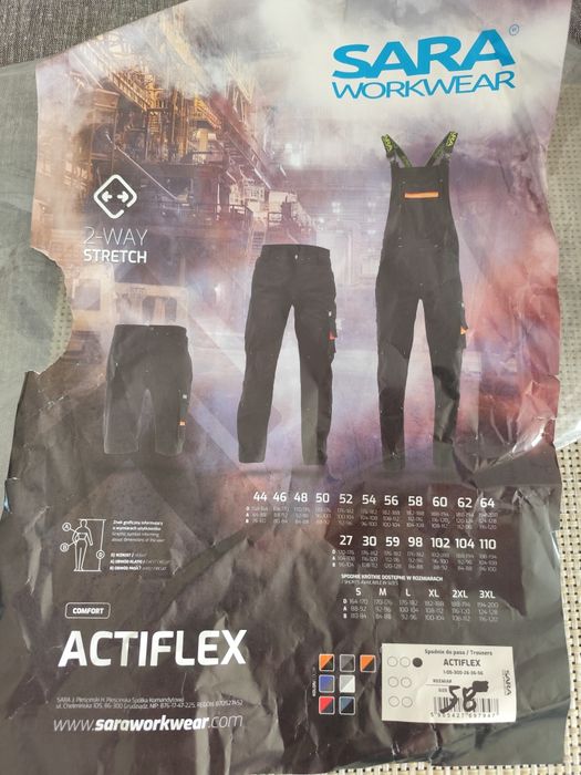 Spodnie robocze nowe r. 58