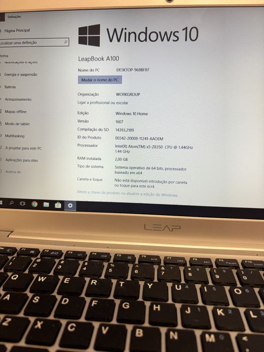 Vendo portátil LeapBook A100