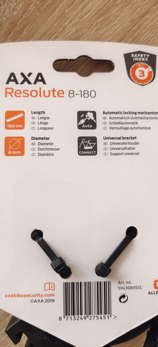 Zapięcie rowerowe Axa 1,8m