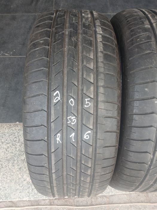 2 pneus 205 55 r16 Esa + Tecar