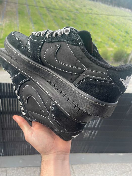 Nike Air Jordan 1 Low Travis Scott Black Phantom