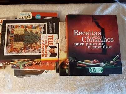 Mais de 300 livros, revistas e fascículos de receitas de gastronomia