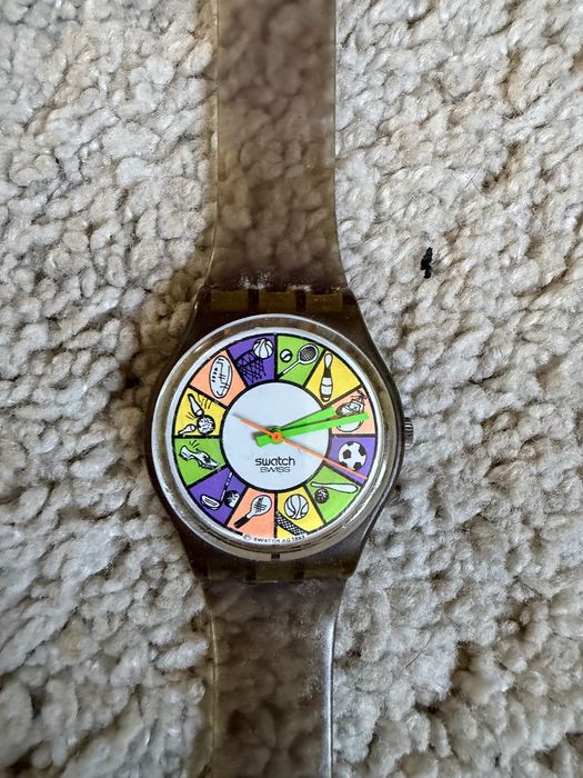 Relogio Swatch colorido