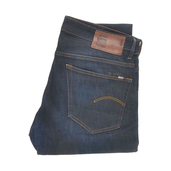 Spodnie G-Star Raw 3301 Tapered Slander Indigo W34 L34 Męskie Jeansy