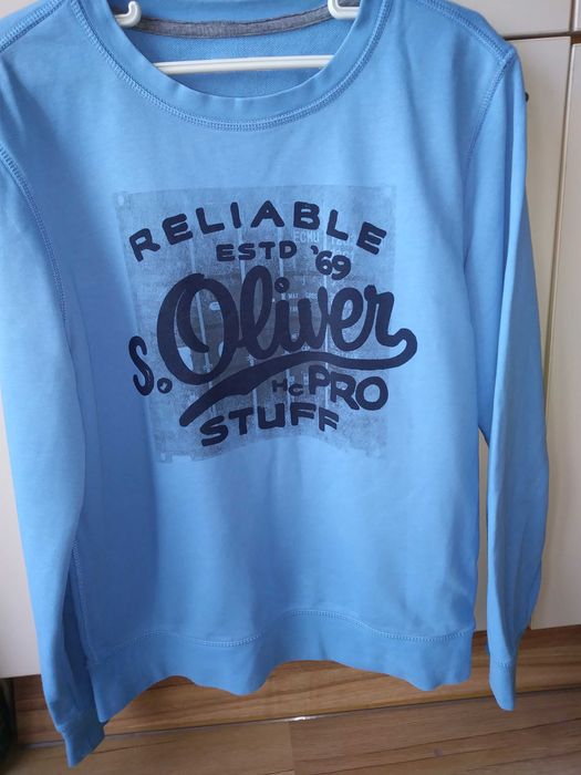 bluza oliver ciepła niebieska