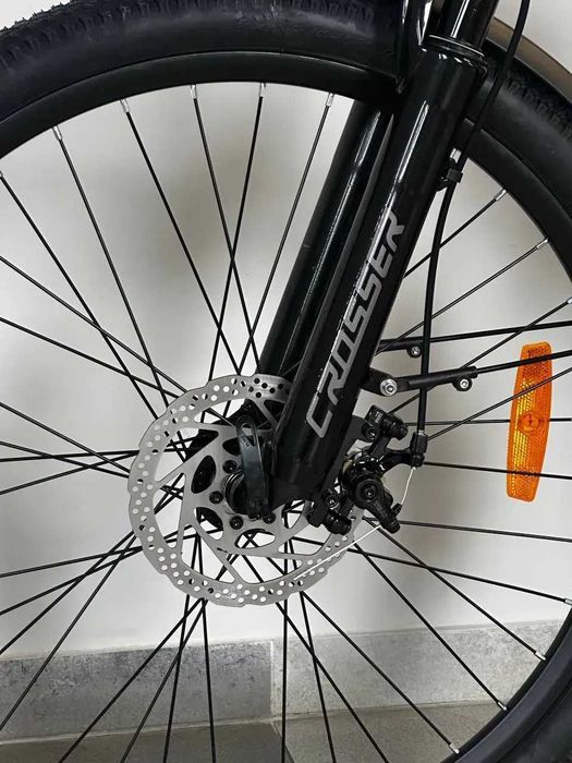 Електровелосипед Crosser E-City Pro 26" 48V/500W/10.4Ah 2026 - Темно-сірий