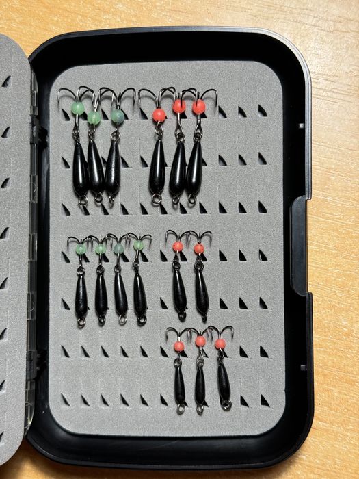 БЕЗМОТЫЛКА Зимние Мормышки для Рыбалки. Набор Безмотыльных Мормышек