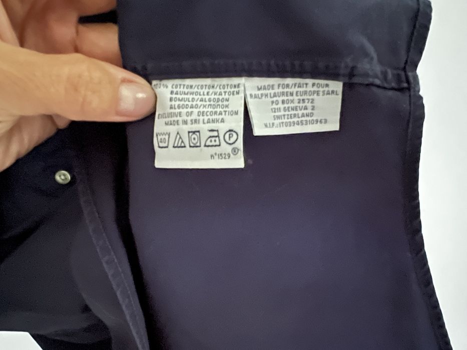 Polo Ralph Lauren koszula granatowa z dlugim rekawem roz. M
