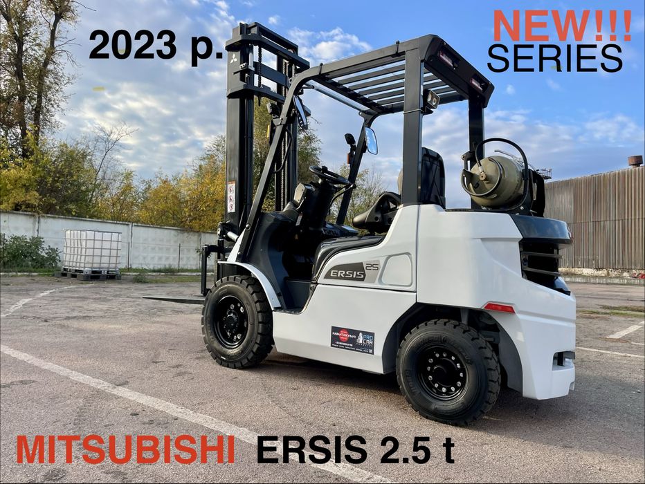Навантажувач вилковий Mitsubishi KFGE25 ERSIS вилочный погрузчик,кара