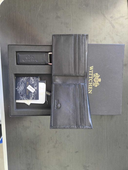 Zestaw męski WITTCHEN portfel + brelok 26-2S-003-1D czarny