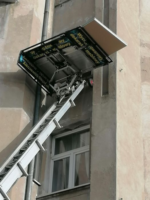 Winda dekarska meblowa towarowa