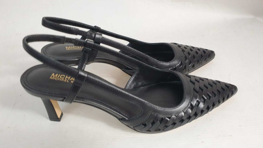 MICHAEL Michael Kors sandały Alora z ręcznie plecionej skóry r 35