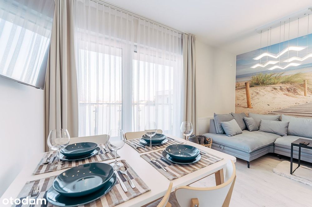 Apartament w Grzybowie, 100 m od plaży, w pełni wyposażony