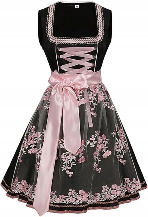 Nowy kostium sukienka Oktoberfest / Dirndl z fartuszkiem - rozm. 4XL