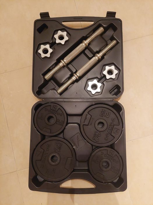 Conjunto completo para musculação