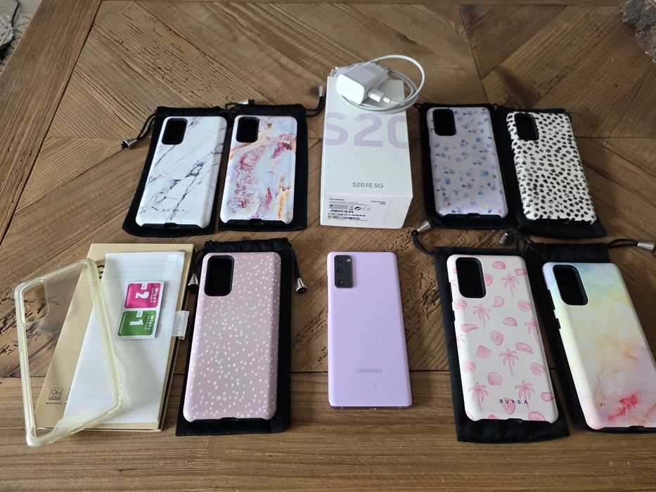 Samsung S20 FE + 7 capas burga + película