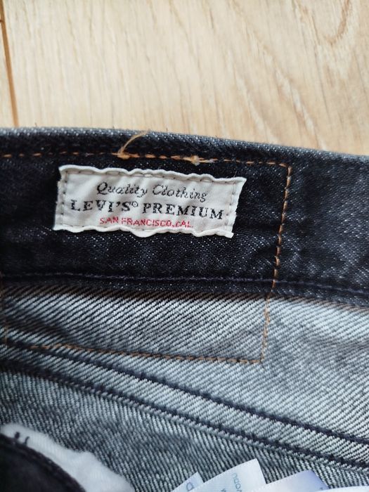 Levi's premium 501 skinny.Чорні чоловічі джинсиW 32L34.