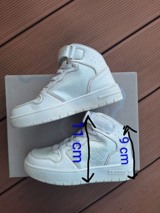 Białe buty sportowe Kappa r.28