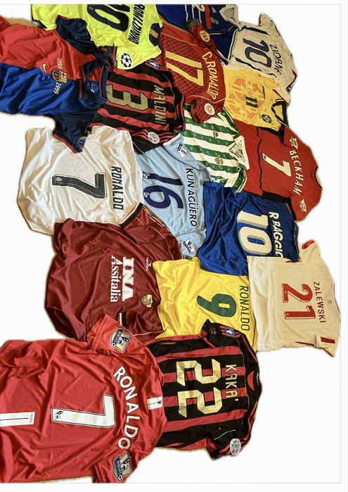 Koszulka piłkarska Ronaldo Kaka Beckham Baggio Maldini R9 Ronaldinho