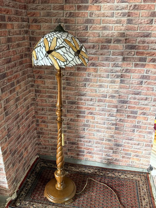 Stojąca lampa witrażowa WAŻKI  ala Tiffany ( bezpieczny transport Polska ) zobacz