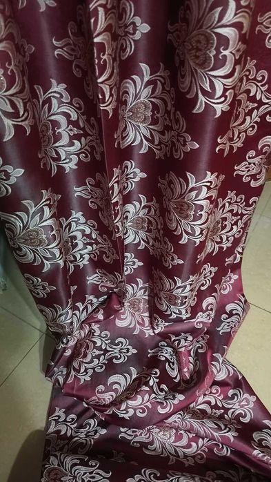 zaslony z metra ORNAMENT bordo/bez/złoto,szer 280 cm piekne,grubsze