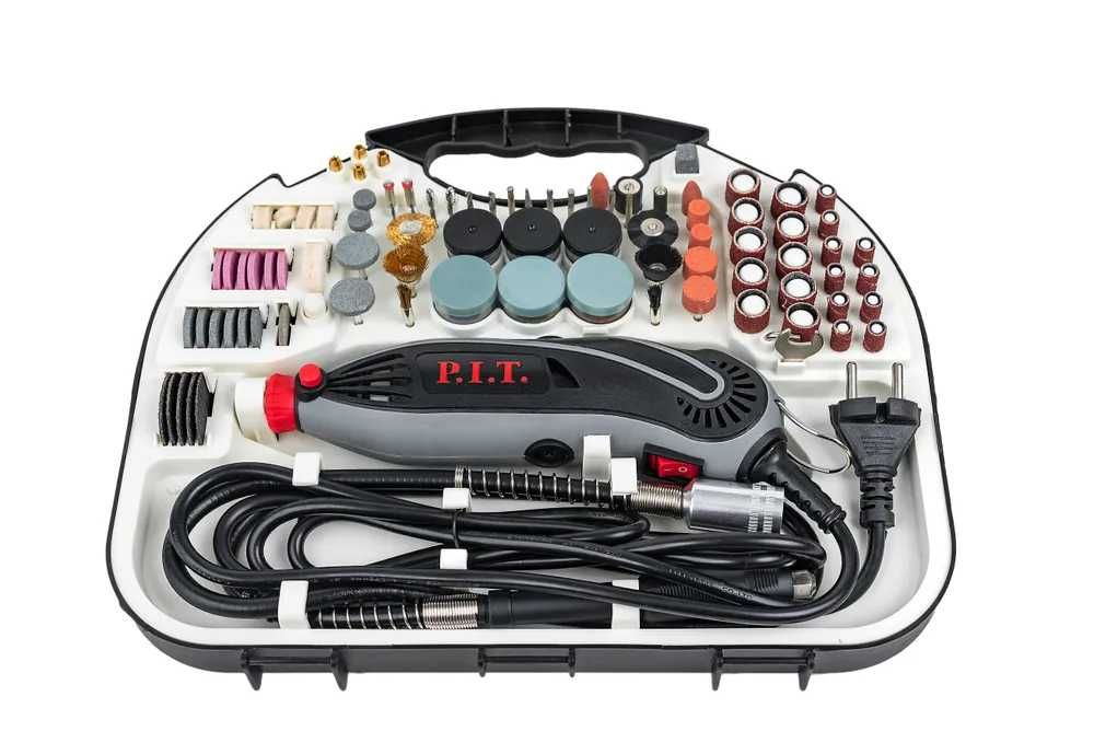 Гравер Шліфувальна машина P.I.T. гибкий Вал 410Вт 218ел кейс бурмашина