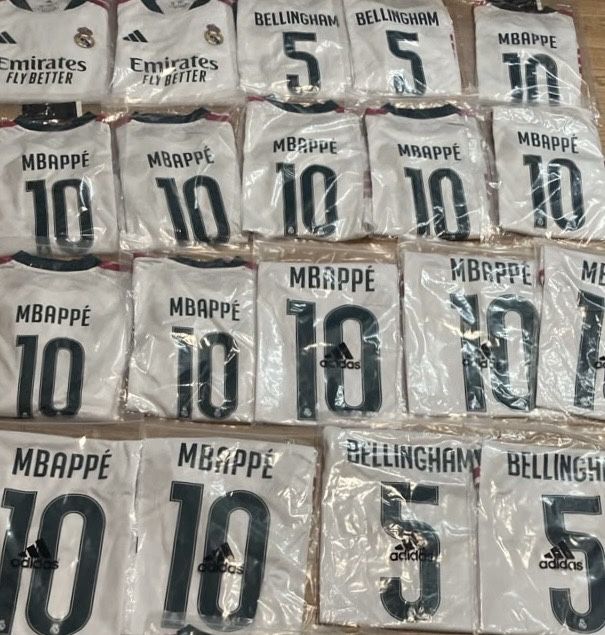 Komplet piłkarski dziecięcy Real Madryt 26/27 Mbappe Bellignham