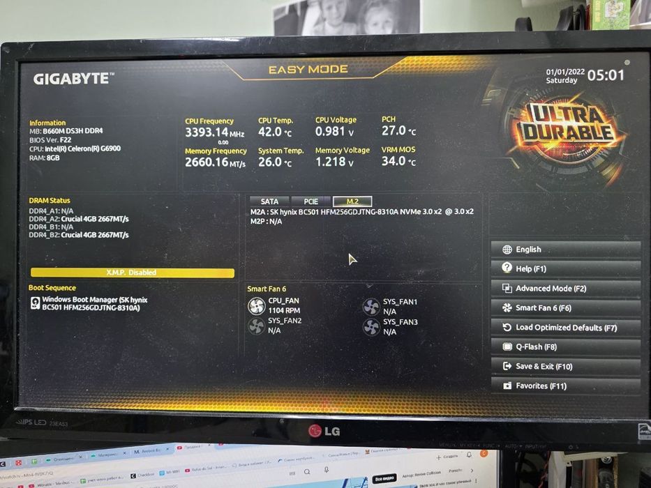 Gigabyte B660m ds3h ddr4