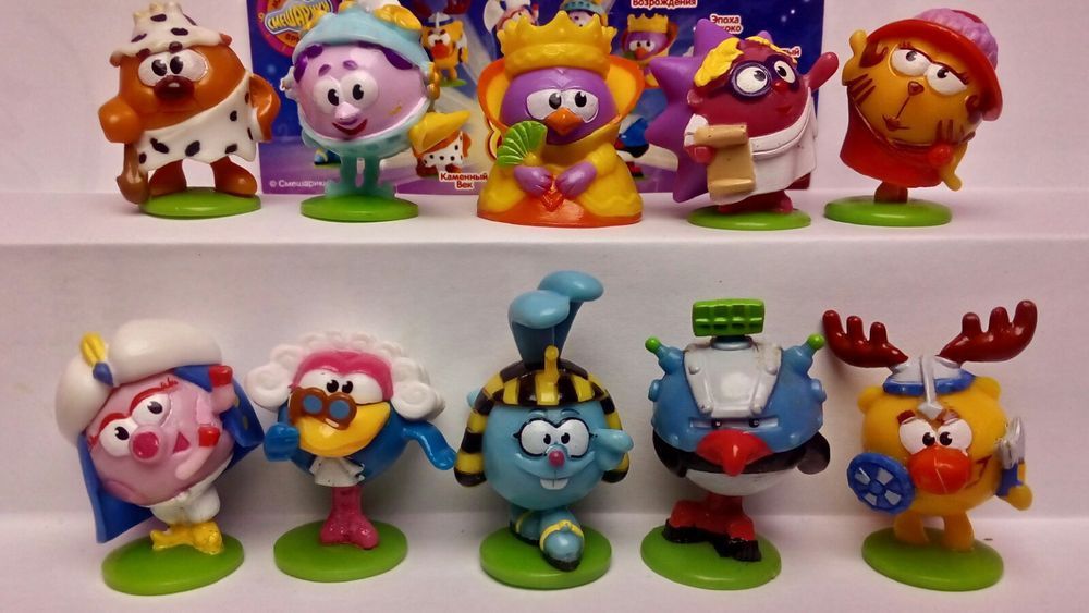 Киндеры  Смешарики Angry Birds, Делай ноги 2,  Kinder