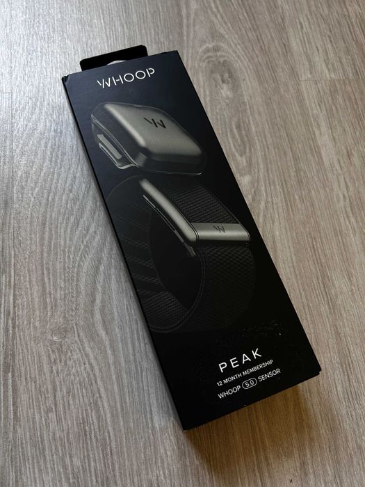 Фітнес-браслет WHOOP 5.0 Peak Obsidian SuperKnit + 12-Month Membership (973-004-000)